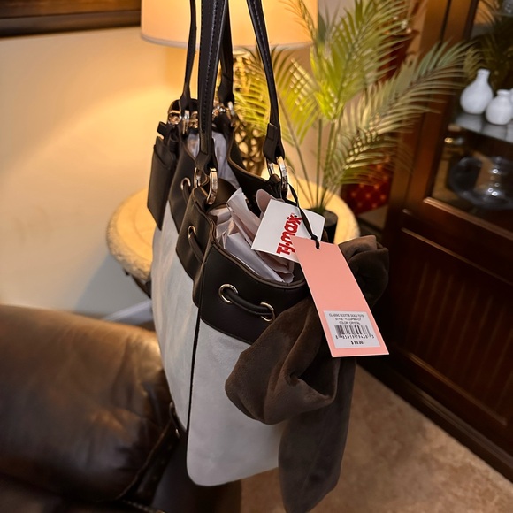 Juicy Couture Scottie Dog Brown and Cream Tote Bag - Picture 4 of 6